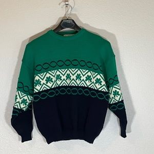 Vintage Blarney Shamrock Sweater